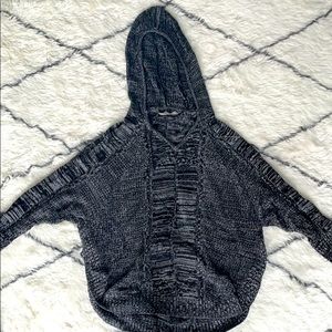 Athleta Black Hooded Sweatshirt